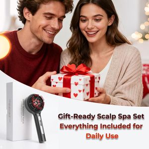 LED Scalp <b>Massager</b> EMS Hair Care Comb with Nano Mist Electric Scalp Massage Device - Product Image 6