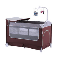 Lit bébé, parc pour bébé, lit de voyage avec table à langer et fonction de balancement - Offre spéciale
