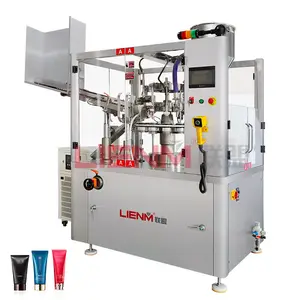 Factory Automatic Tube Filling and Sealing Machine Lotion Soft Alu Plastic Plastic Pipe Making Machine for Cosmetics