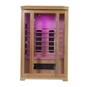 20 years supplier high quality cheap price indoor far infrared physiotherapy sauna room for 2 persons