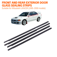 Joint d'étanchéité noir pour vitre de porte de voiture Mitsubishi Lancer 1995-2000, pièces de carrosserie automobile