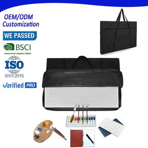 Bolsa de Transporte para Portafolio de Arte, Impermeable, con Cierre, para Tablero de Dibujo, para Estudiantes, de Gran Capacidad, Resistente, Portátil, para Artistas - Product Image 1