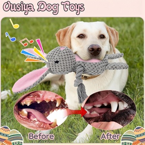 Custom Eco Friendly Squeaky Dog Chew Toys Durable <b>Stuffed</b> <b>Animal</b> Sound Pet Plush Toy for Aggressive Chewers Puppy Teeth Clean - Product Image 4