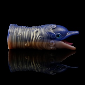 YOCY Lifelike Dolphin Mouth Oral Sex Masturbation Cup with Vacuum <b>Suction</b> <b>Pump</b> Pocket Pussy Stroker for Men Penile Stimulation - Product Image 2