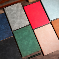 Cuaderno de Regalo con Cubierta de Cuero PU Suave A5, Libreta Simple para Oficina y Negocios, Diario de Cuero Grueso para Estudiantes