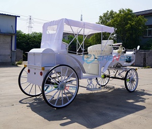 Charrette de tourisme, charrette à chevaux européenne, chariot, calèche, calèche de mariage en forme de citrouille, calèche électrique à chevaux - Product Image 6