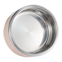 Boîte à lunch portable ronde à 3 niveaux en acier inoxydable SUS304, sans BPA, de qualité alimentaire LFGB, isolée thermiquement, étanche, boîte à lunch bento