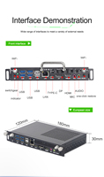 Ordinateur OPS Intel Core I5-12450H RAM-8 Go SSD 256 Go Convient pour l'apprentissage scolaire et les panneaux interactifs Vente directe d'usine.