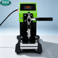 Presse à transfert thermique manuelle compacte, 1 tonne de pression, 6x13cm, chauffage double face, pour résine