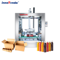 Machine d'emballage automatique de bouteilles PET, machine d'emballage de boîtes de jus de fruits en plastique avec certificat CE