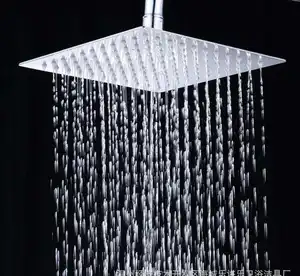 Bathroom rain shower wall mounted 8 inches stainless steel rain shower head