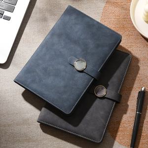 Juego de cuaderno A5 personalizado con bolígrafo con hebilla de cuero duro para oficina de negocios diario de trabajo logotipo <span class=keywords><strong>imprimible</strong></span> accesorios escolares <span class=keywords><strong>Agenda</strong></span> - Product Image 5