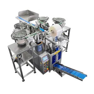 Semi automatic bolt counting bagging machine screws nuts washers small bag packing machine Focus Machinery 2023 new product