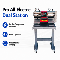 Presse à chaud semi-automatique électrique double station pour sublimation, vente directe usine, nouvelle machine d'impression de logos