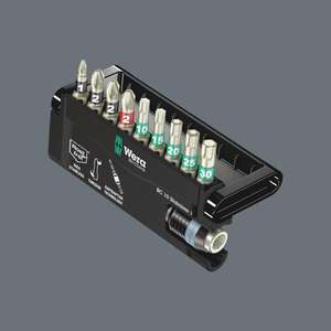 WERA-Juego de insertos de acero inoxidable 05071110001 (10 piezas) -EAN 4013288111494 INSERTS PARA ATORNILLADOS CONJUNTOS DE PUNTAS ATORNILLADAS - Product Image 3