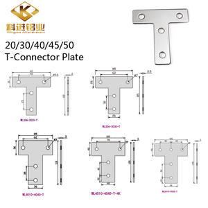 Промышленные алюминиевые фитинги T/L поперечная Соединительная пластина угол 20/30/40/45/50 кронштейн WL206-2020-T - Product Image 4