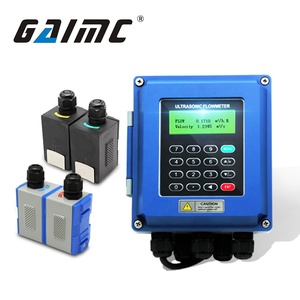 GUF120A-W Clamshell Ultrasone Debietmeter RVS Kunststof Warmtemeter Vloeistofmedium LCD Display Aangepaste OEM - Product Image 5