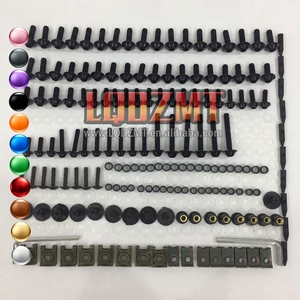 Kit de boulons de carénage en acier inoxydable pour KAWASAKI NINJA Z750 Z750S <span class=keywords><strong>Z</strong></span> <span class=keywords><strong>750</strong></span> S 750S ZR750J 04 05 06 <span class=keywords><strong>2004</strong></span> 2005 2006 Écrous de fixation de carrosserie - Product Image 1