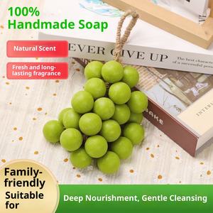 Jabón Sólido Natural DIY - Jabón <span class=keywords><strong>de</strong></span> Uva Artificial Transparente Hecho a Mano en Forma <span class=keywords><strong>de</strong></span> Racimo <span class=keywords><strong>de</strong></span> Cristal para Decoración <span class=keywords><strong>de</strong></span> Baño - Product Image 3