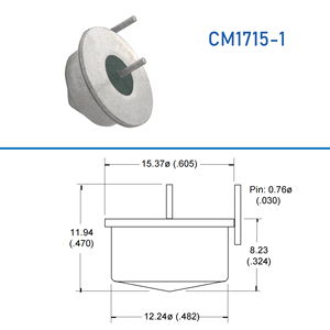 Interruptor de Inclinación Comus CM1715-1 con Sensor de Inclinación Omnidireccional, Normalmente Cerrado, Ángulo de Funcionamiento de 15±3 Grados - Product Image 2