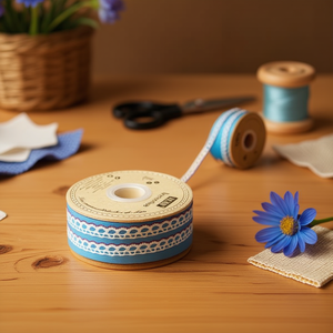 Strisce di Pizzo ILAN 1,2 Cm X 35 M Viola per Decorazioni Artigianali - Product Image 1