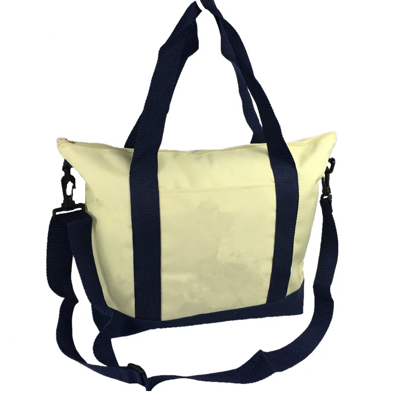 2024 Best New Design Zipper XXL Big Large Size Heavy Duty Custom Brand Logo Tote Grocery Bag with Adjustable Shoulder Strap Bag