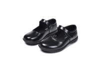 Chaussures d'école élégantes pour filles en PU avec semelle intérieure amortissante, fermeture auto-agrippante, antidérapantes pour un confort et une résistance durables au quotidien