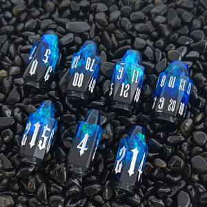Dés en résine sur le thème de la guerre D20 <span class=keywords><strong>RPG</strong></span> Dungeons & Dragons <span class=keywords><strong>Jeu</strong></span> de société Dés DND Alchemy Creation Resin Dice - Product Image 3