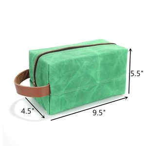 Bolsa de Aseo de Lona Encerada para Hombre, Bolsa Colgante para Herramientas, Organizador de Artículos de Baño - Product Image 2