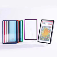 Étui de protection magnétique en aluminium 35PT résistant aux UV pour cartes gradées, fabriqué en usine OEM, étui de protection métallique pour cartes PPSA CGC