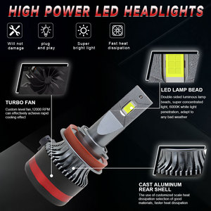 Faros Delanteros LED LELANPU Boss Truck 7x6 de 2 Pulgadas IP68 90W 90000LM 6000K H7 para Jeep Liberty <span class=keywords><strong>2002</strong></span> Wrangler Mini Cooper <span class=keywords><strong>BMW</strong></span> - Product Image 2