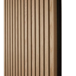 Panneau mural insonorisant EAZART de haute qualité, plafond en bois, décoration intérieure en polyester, couleur chêne noir - Product Image 5