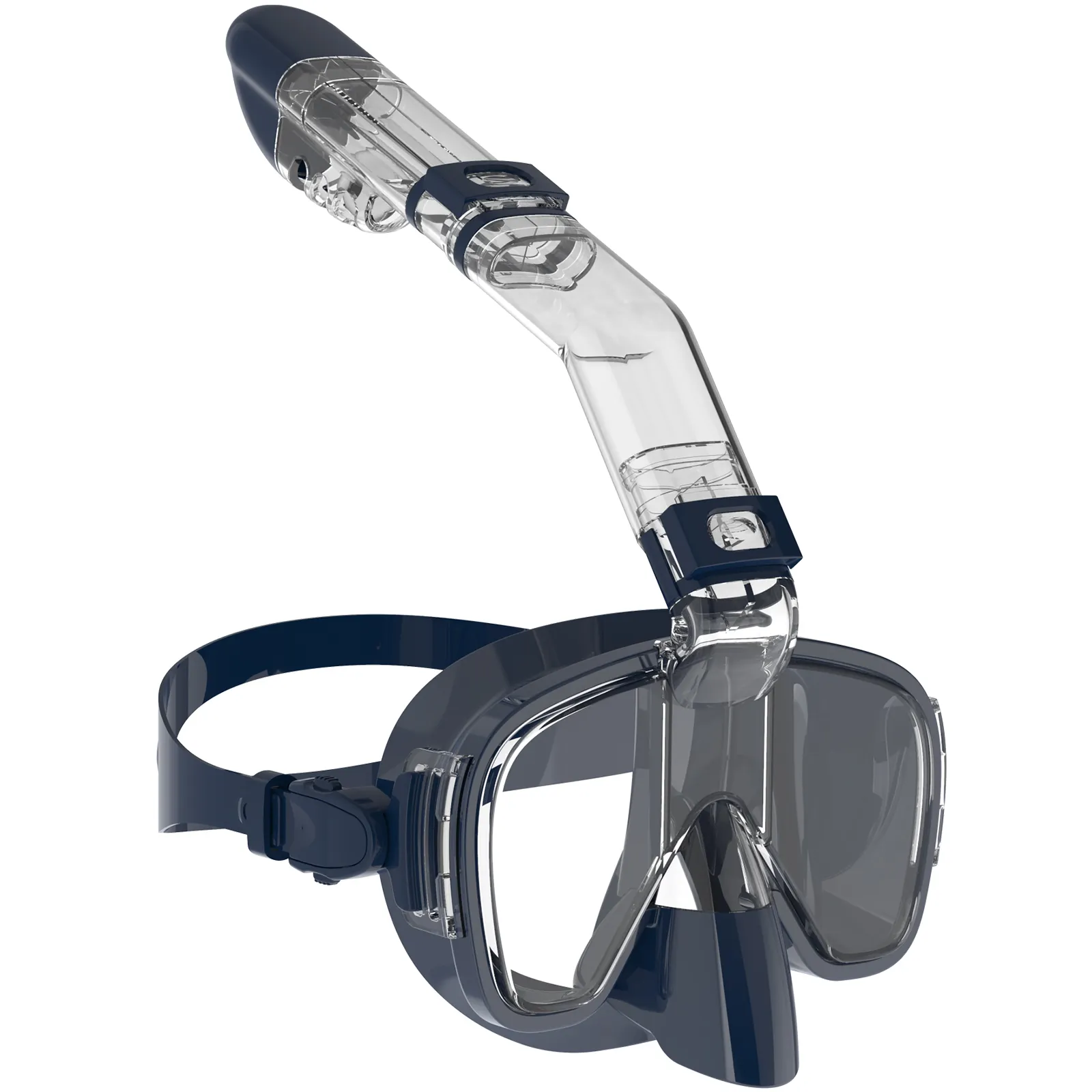 シュノーケルチューブ付きの快適な防曇強化ガラスダイビングマスクオーシャンスポーツマスク水中フェイスマスク