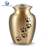Urnes funéraires modernes en métal pour animaux de compagnie, cercueils commémoratifs pour chats et chiens, mémorial élégant pour vos amis à fourrure bien-aimés