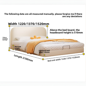 High-end Upholstered <strong>Beds</strong> Minimalist &amp; Modern Look Baby <strong>Cot</strong> <strong>Bed</strong> Wooden <strong>Bed</strong> for Kids - Product Image 6