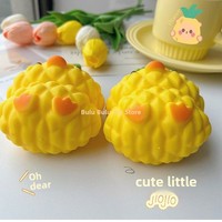 Jouet anti-stress Squishy Canard Ananas pour enfants, balle à presser à remontée lente, jouet sensoriel mignon pour cadeau de vacances
