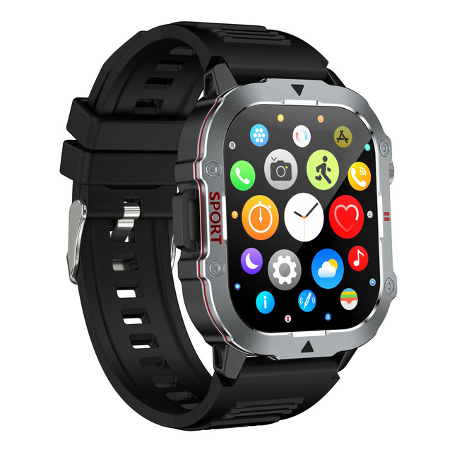Cross-Border New Qx11 Men's Sports Smart Watch for BT Call Heart Rate Blood Pressure Monitoring Touch IP68 Compatible Android