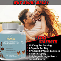 Capsules de poudre d'extrait de racine de maca noire rouge jaune Améliore la vitalité Stimule la santé reproductive Capsules de maca pour hommes