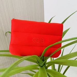 3D Silicone Printing Cosmetic <b>Bag</b> <b>Quilted</b> Neoprene Makeup <b>Bags</b> Fashion Cosmetic <b>Storage</b> <b>Bag</b> for Women Men Travel Beach Outdoor - Product Image 1