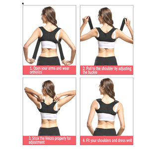 Có thể điều chỉnh tư thế Corrector Brace cho nam giới phổ phù hợp trên trở lại, vai & xương đòn hỗ trợ, giúp cải thiện tư thế - Product Image 3