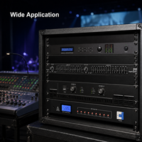 Égaliseur graphique professionnel AOFO 215 1U double 15 bandes, processeur audio stéréo EQ, tension universelle, son actif pour scène et KTV