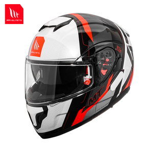 Casque modulaire MTHELMETS CE/ABS toutes saisons avec ventilation, fermeture rapide, directement de l'usine, neuf, pour équipement de course/cruising, double visière - Product Image 4