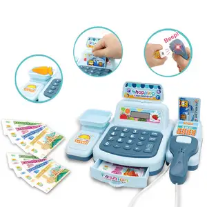 Cross border children's family toy supermarket cash register role-playing mini simulation convenience store cash register model