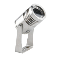 Lumière LED extérieure subaquatique 1W IP68, éclairage paysager, lampe de fontaine de piscine avec contrôle DMX512 en acier inoxydable, température de couleur RGBW
