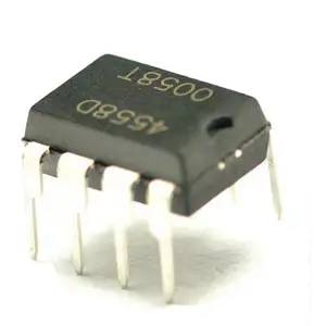 Sirkuit terintegrasi asli baru JRC4558 IC DIP-8 4558d ic untuk amplifier Operasional Ganda