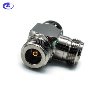 Hiệu suất tốt <span class=keywords><strong>RF</strong></span> đồng trục n ba nữ t Loại kết nối bộ chuyển đổi - Product Image 6