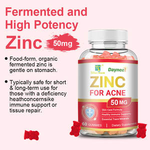 Gummies véganes au zinc Wins Town Daynee, formule de soin de la peau, supplément de sélénium, zinc et magnésium, supplément alimentaire de zinc 50 mg - Product Image 3