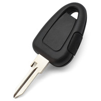 Carcasa de Llave con Botón Lateral GT10, Funda Protectora para Llave de Vehículo, Llave de Coche en Blanco