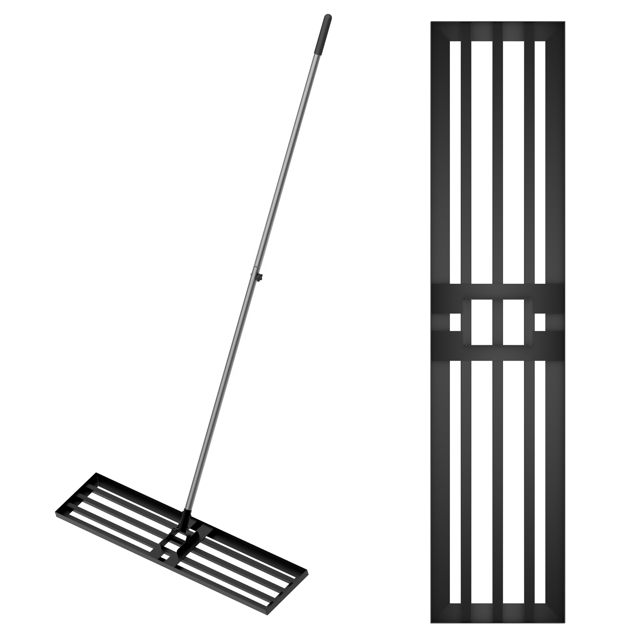 Râteau à Sable Pour Saut En Longueur Et Bunker De Golf - Acier Inoxydable - Manche Confortable - Outil Polyvalent - 9