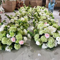 M-FB92 Fleurs de mariage d'automne personnalisées, centres de table artificiels blancs, arrangements floraux sauvages, boule de fleurs